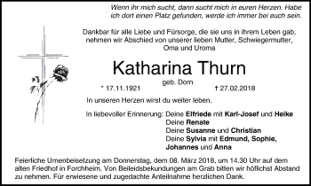 Anzeige von Katharina Thurn von MGO