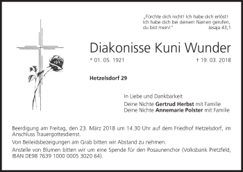 Anzeige von Kuni Wunder von MGO