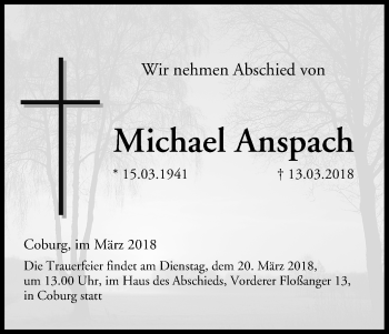 Anzeige von Michael Anspach von MGO