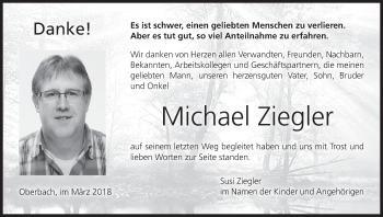 Anzeige von Michael Ziegler von MGO