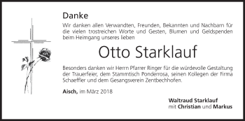 Anzeige von Otto Starklauf von MGO