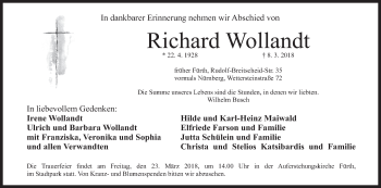 Anzeige von Richard Wollandt von MGO