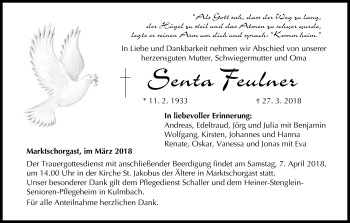 Anzeige von Senta Feulner von MGO