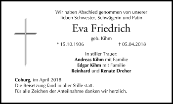 Anzeige von Eva Friedrich von MGO