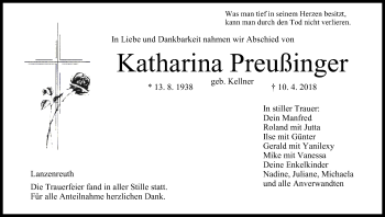 Anzeige von Katharina Preußinger von MGO