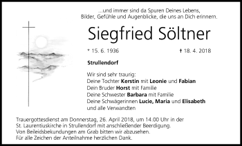 Anzeige von Siegfried Söltner von MGO