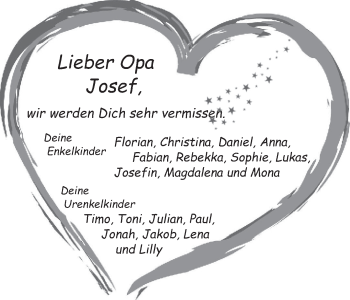 Anzeige von Josef  von MGO