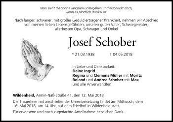 Anzeige von Josef Schober von MGO