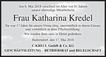 Anzeige von Katharina Kredel von MGO