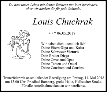 Anzeige von Louis Chuchrak von MGO