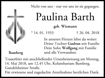 Anzeige von Paulina Barth von MGO
