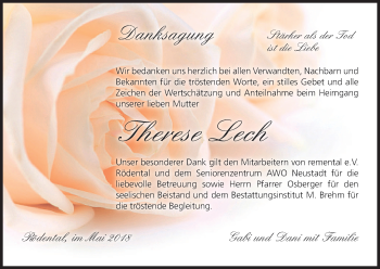 Anzeige von Therese Lech von MGO