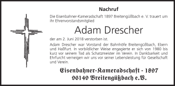 Anzeige von Adam Drescher von MGO