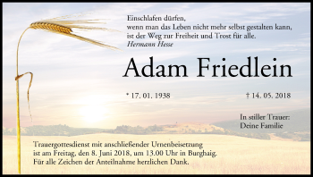 Anzeige von Adam Friedlein von MGO