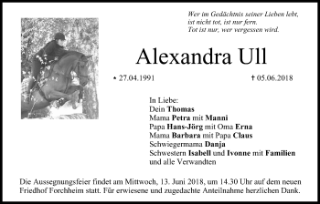 Anzeige von Alexandra Ull von MGO