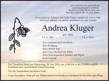 Anzeige von Andrea Kluger von MGO