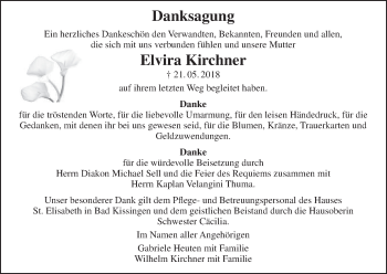 Anzeige von Elvira Kirchner von MGO