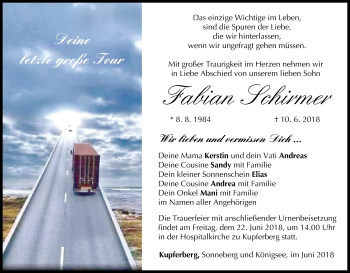 Anzeige von Fabian Schirmer von MGO