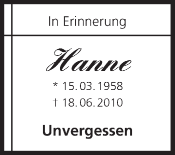Anzeige von Hanne  von MGO