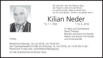 Anzeige von Kilian Neder von MGO
