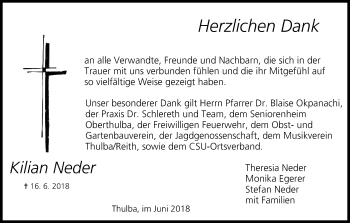 Anzeige von Kilian Neder von MGO