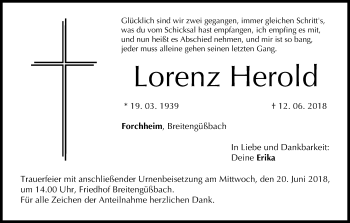 Anzeige von Lorenz Herold von MGO