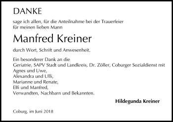 Anzeige von Manfred Kreiner von MGO