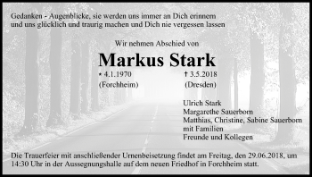 Anzeige von Markus Stark von MGO