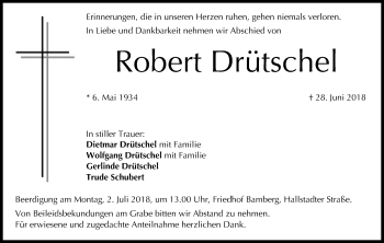 Anzeige von Robert Drütschel von MGO