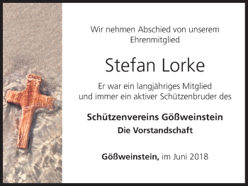 Anzeige von Stefan Lorke von MGO