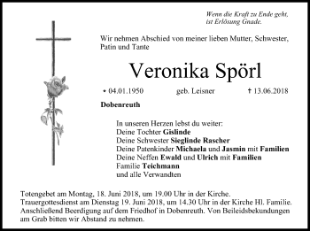 Anzeige von Veronika Spörl von MGO