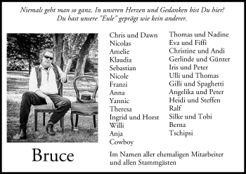 Anzeige von Bruce  von MGO