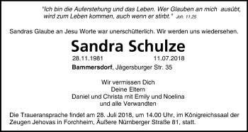 Anzeige von Sandra Schulze von MGO