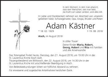 Anzeige von Adam Kästner von MGO