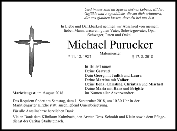 Anzeige von Michael Purucker von MGO