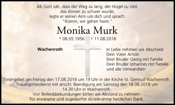 Anzeige von Monika Murk von MGO