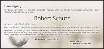 Anzeige von Robert Schütz von MGO