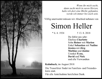 Anzeige von Simon Heller von MGO