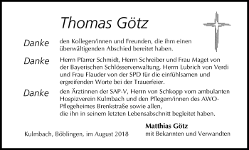 Anzeige von Thomas Götz von MGO