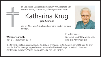 Anzeige von Katharina Krug von MGO