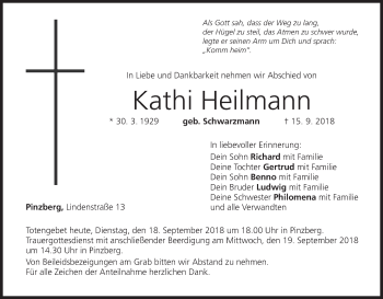 Anzeige von Kathi Heilmann von MGO