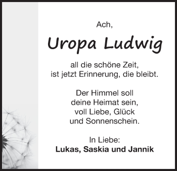 Anzeige von Ludwig  von MGO