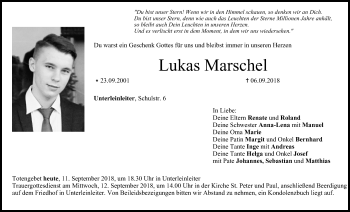 Anzeige von Lukas Marschel von MGO