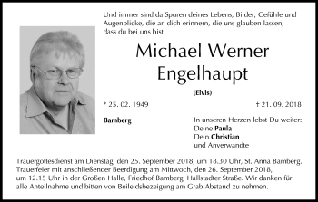 Anzeige von Michael Werner Engelhaupt von MGO