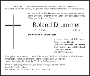 Anzeige von Roland Drummer von MGO