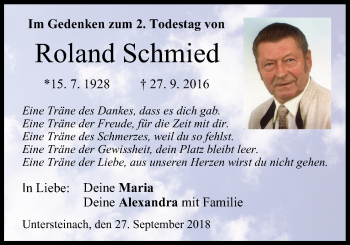 Anzeige von Roland Schmied von MGO