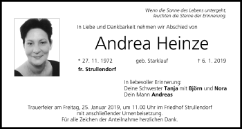 Anzeige von Andrea Heinze von MGO
