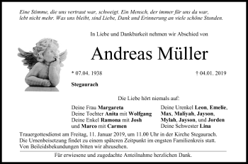 Anzeige von Andreas Müller von MGO