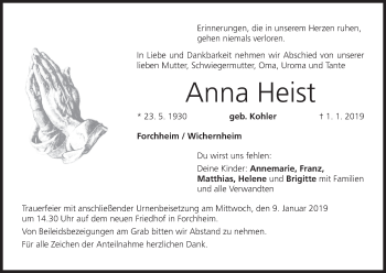 Anzeige von Anna Heist von MGO