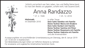 Anzeige von Anna Randazzo von MGO